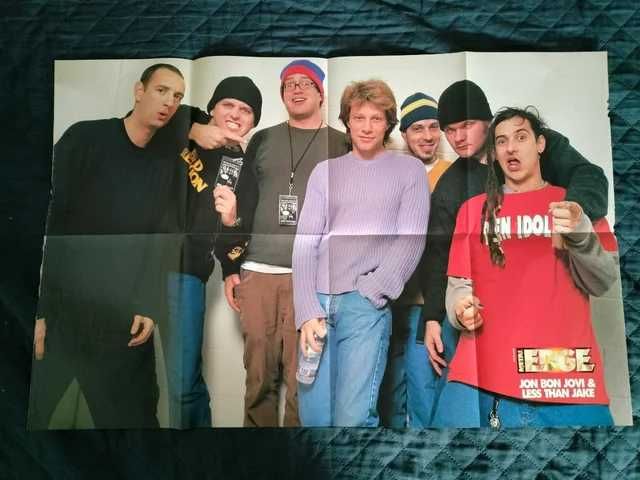 Póster A1 Jon Bon Jovi + Less Than Jake anos 2000 – Colecionadores