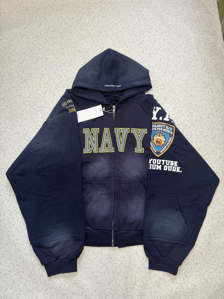 zip hoodie grailz project 2(M) size rocket