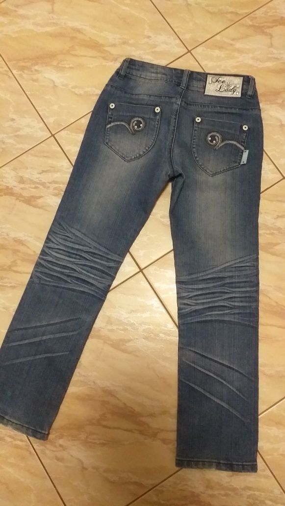Spodnie jeans Wójcik 128 dla dziewczynki