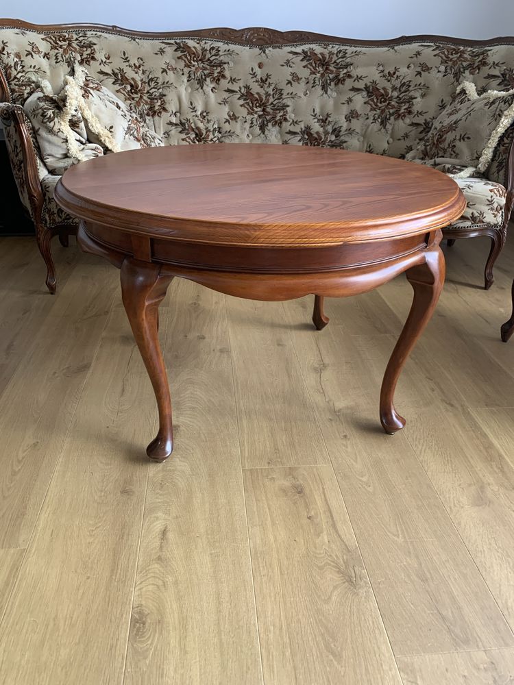 Komoda + stolik w stylu ludwikowskim Chippendale