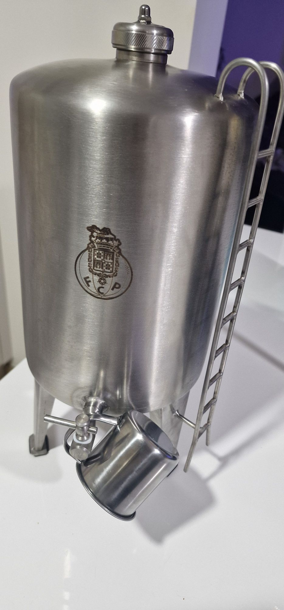Benfica  sporting  porto  cubas inox polido.