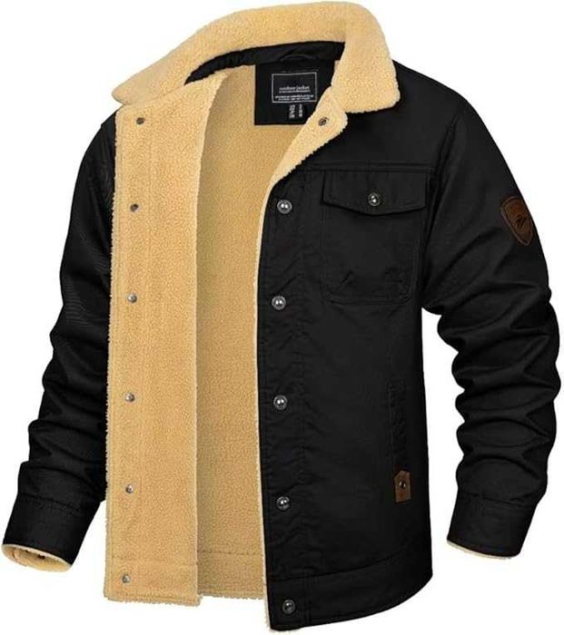 Nowa męska kurtka / parka / na klipsy /zimowa /R-L / KEFITEVD / A1011!
