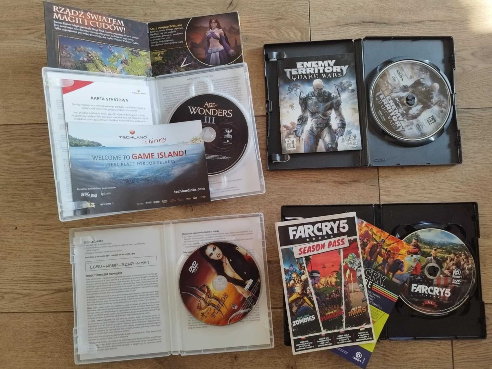 Gry Pc bez kodów -  pudełka z zawartością fizyczną