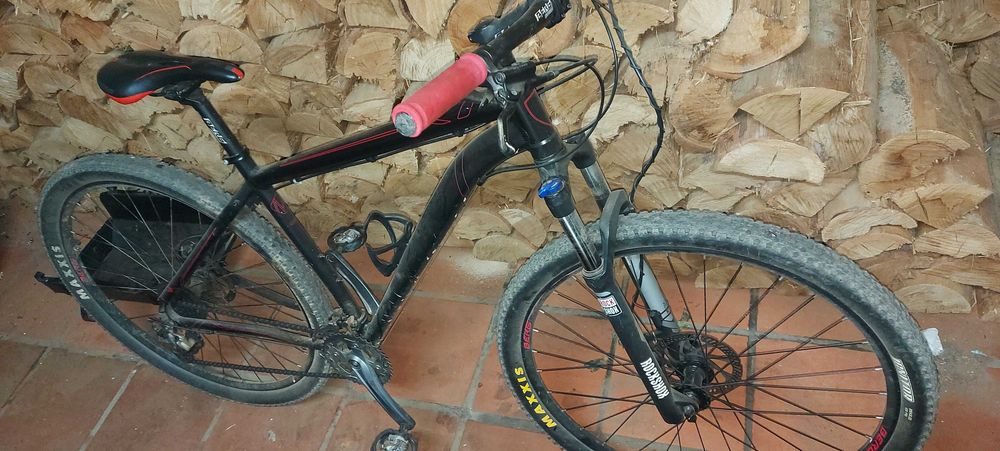 Bicicleta btt berg suspensão rox shok