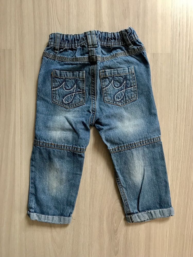 Spodnie jeansy r. 86