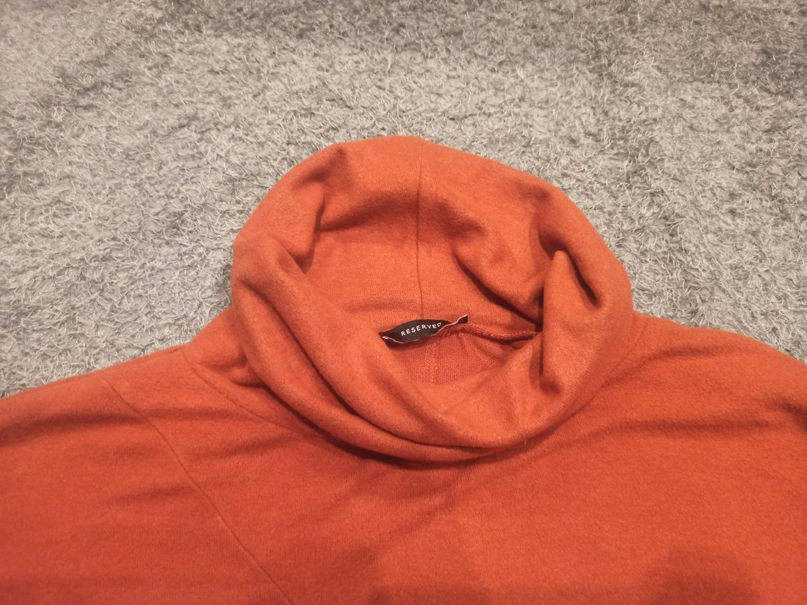 Mięciutki golf z wiskozy r. XL