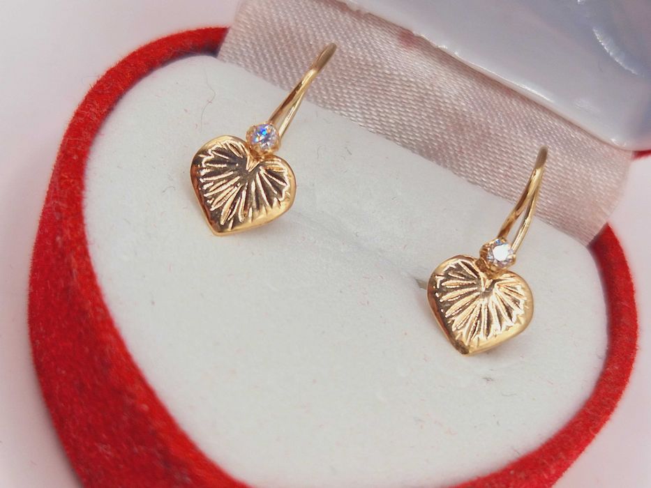 Złote kolczyki próby 585 (14K)