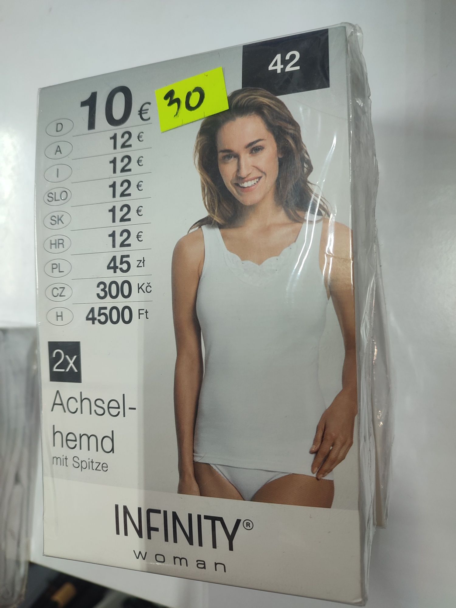 Koszulki damskie, bielizna, majtki Infinity rozmiary na zdjęciu