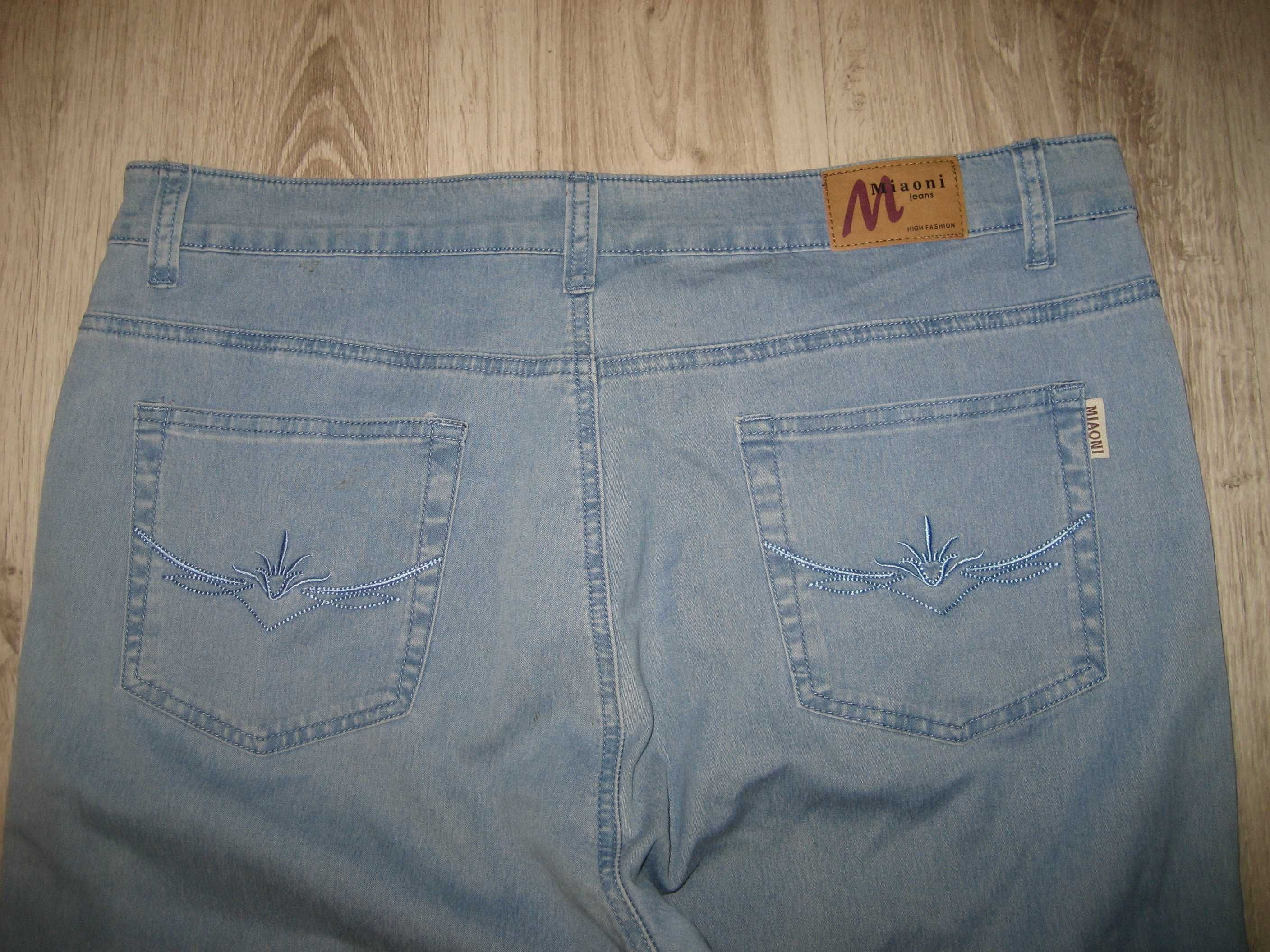 Miaoni - spodnie jeans rybaczki z lycrą 46/48