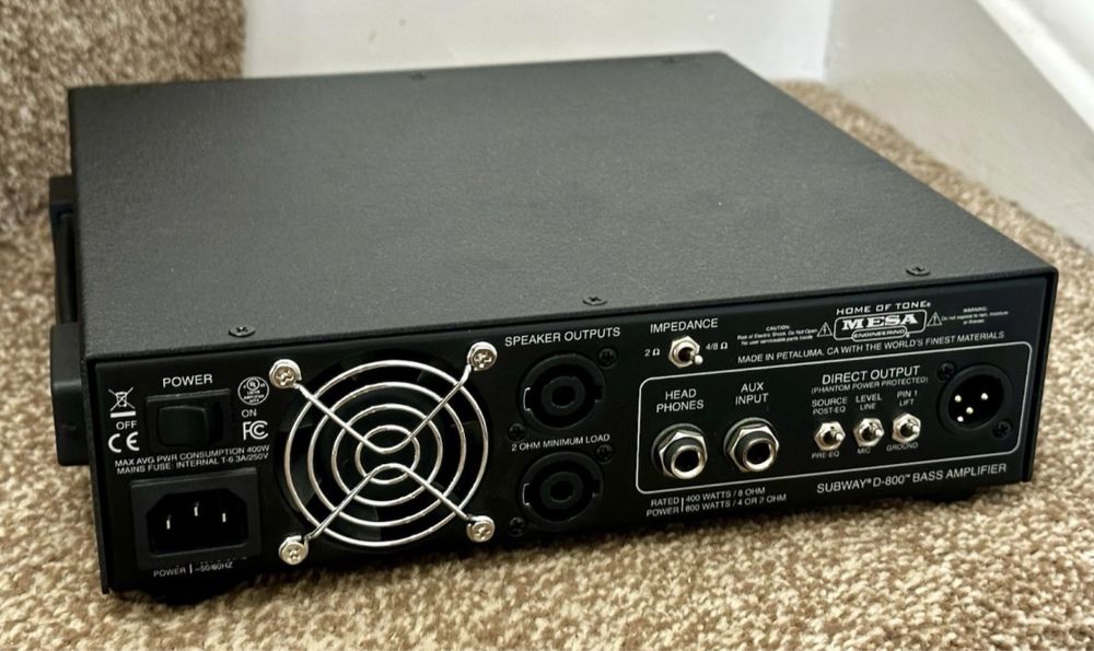 Mesa Boogie Subway D800 Bass Head