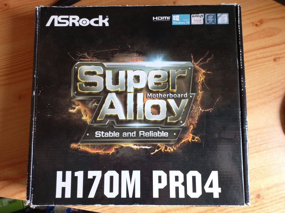 Płyta główna ASRock H170M Pro4 + procesor Intel I3-7100