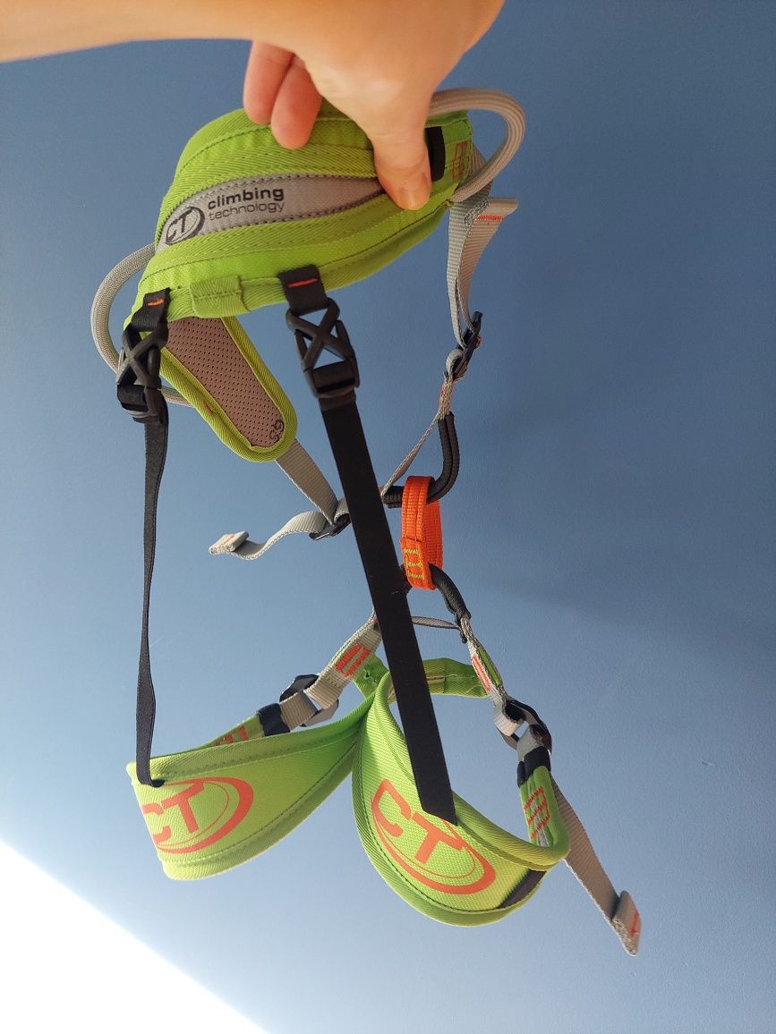 Uprząż wspinaczkowa Climbing Technology Ascent - Grey/Green