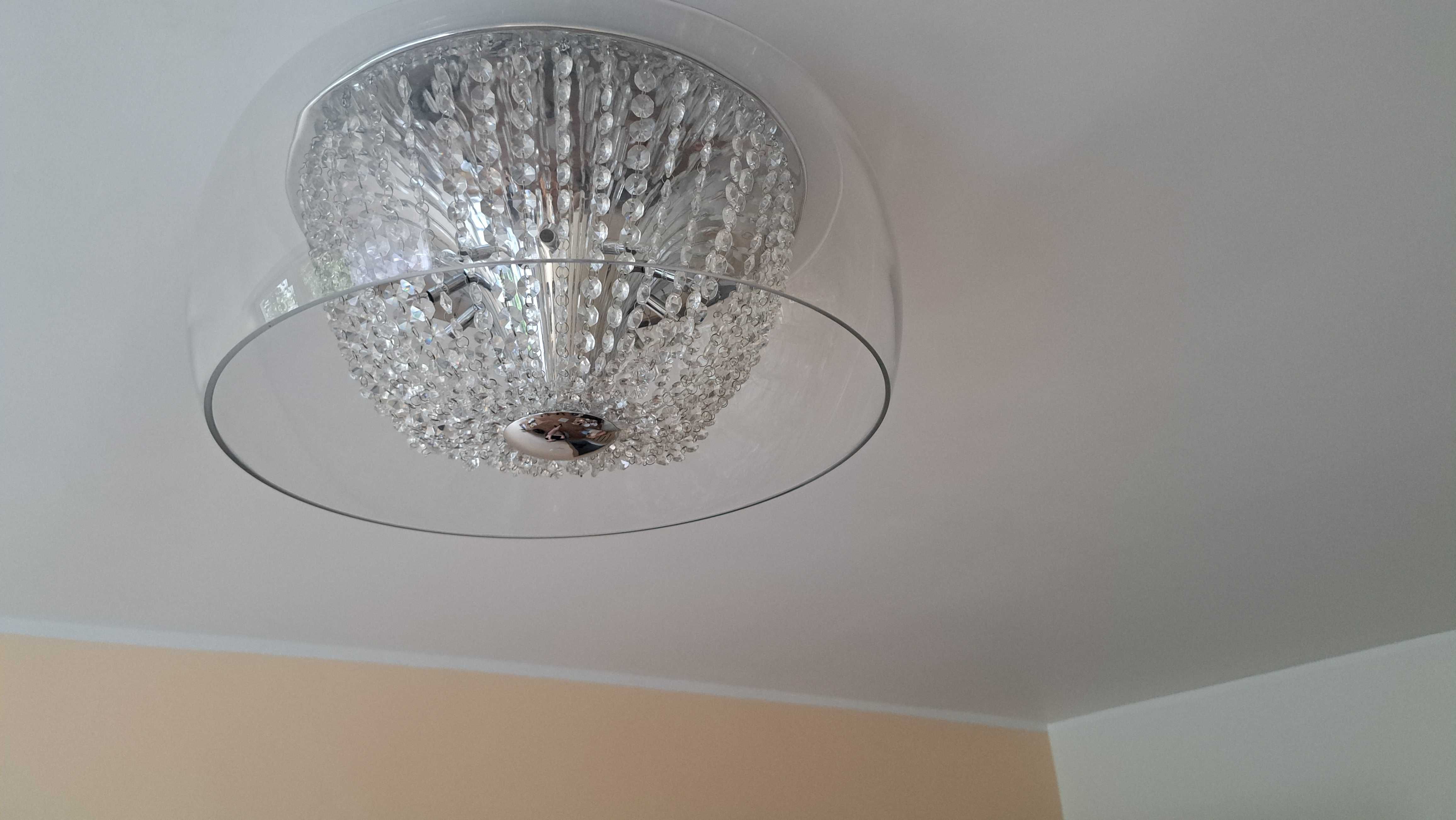 PLAFON  lampa z kryształków