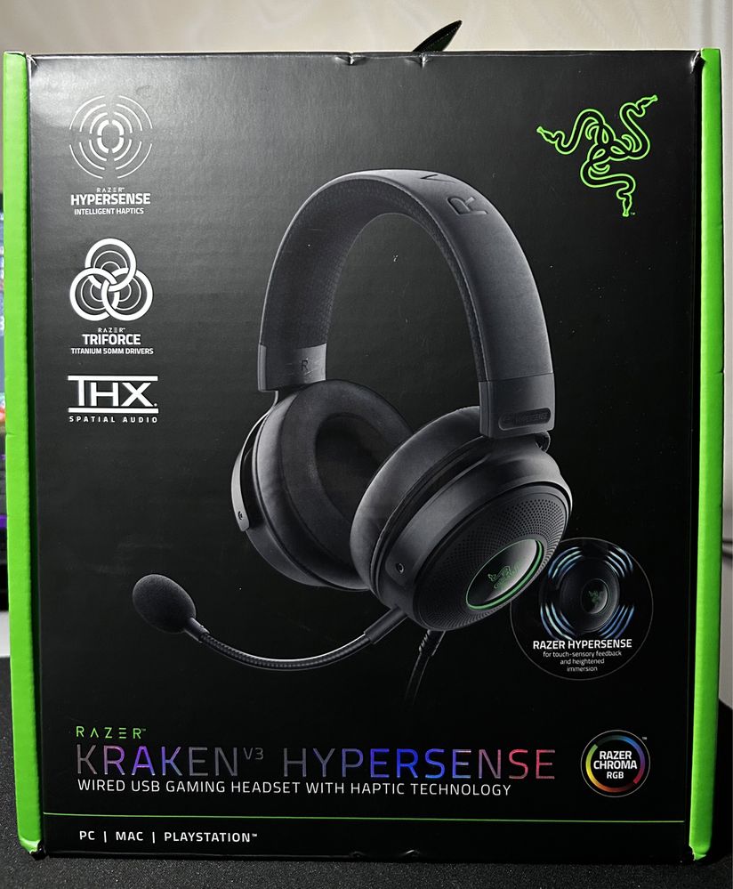 Ігрові навушники Kraken V3 Hypersense