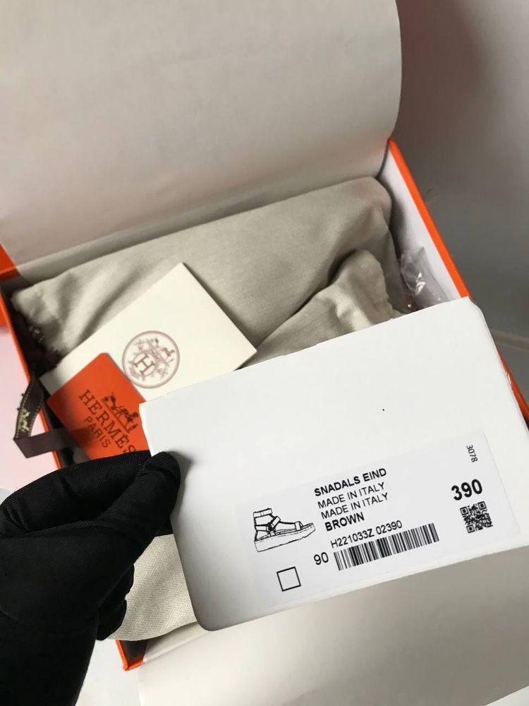 Сандалі гладіатори в стилі Hermes