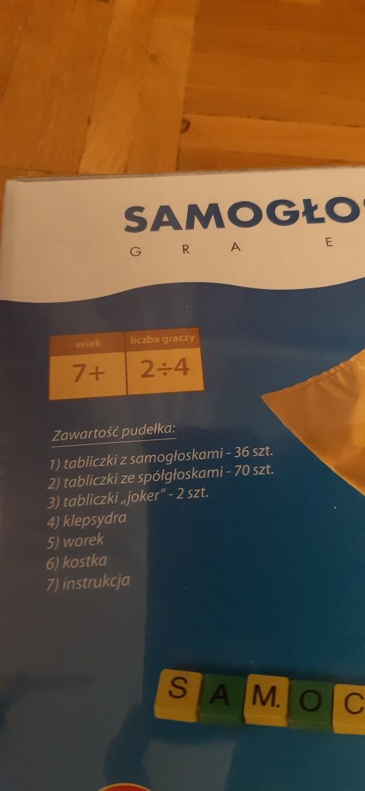 Samogłoski i spółgłoski. Gra edukacyjna gra aleksander 7+