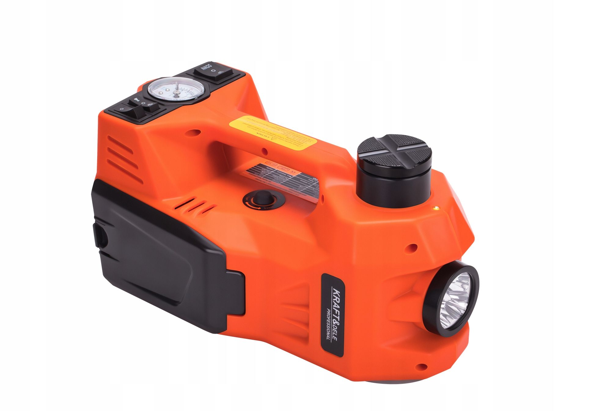 Podnośnik Samochodowy Lewarek Punktowy Elektryczny 12V 5000Kg +Klucz