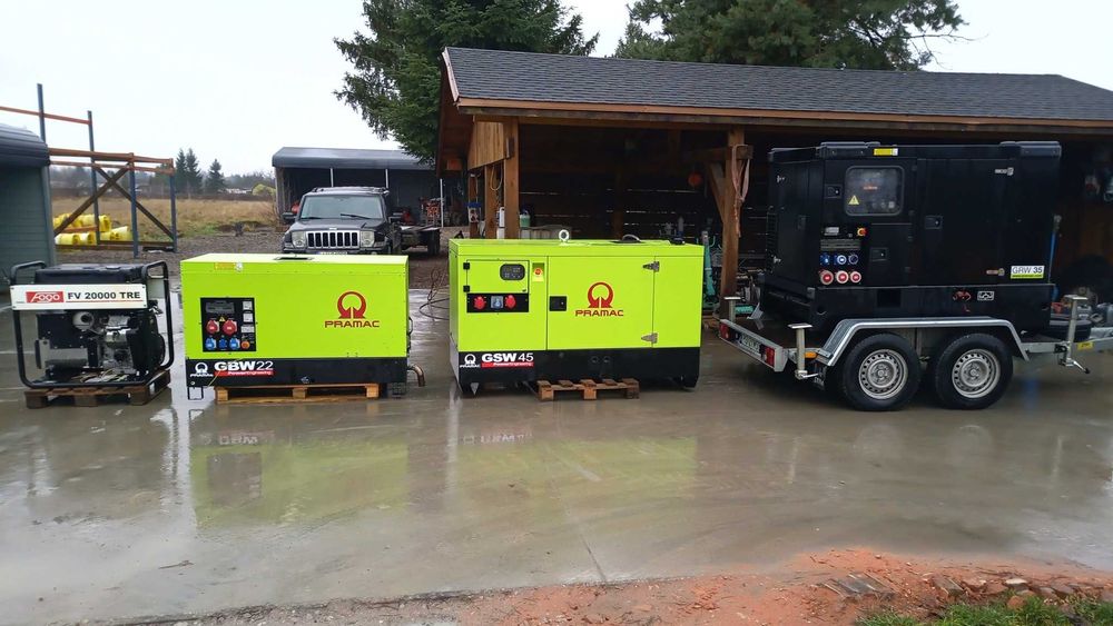 WYNAJEM Agregaty prądotwórcze 2 - 35 KW FOGO PRAMAC