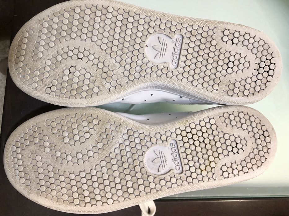 Sapatilhas brancas e verdes Stan Smith