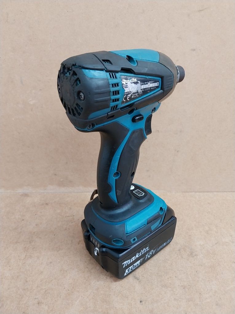 Makita DTD Zakrętarka Udarowa Bitówka Brushless HEX 1/4" 3.0Ah