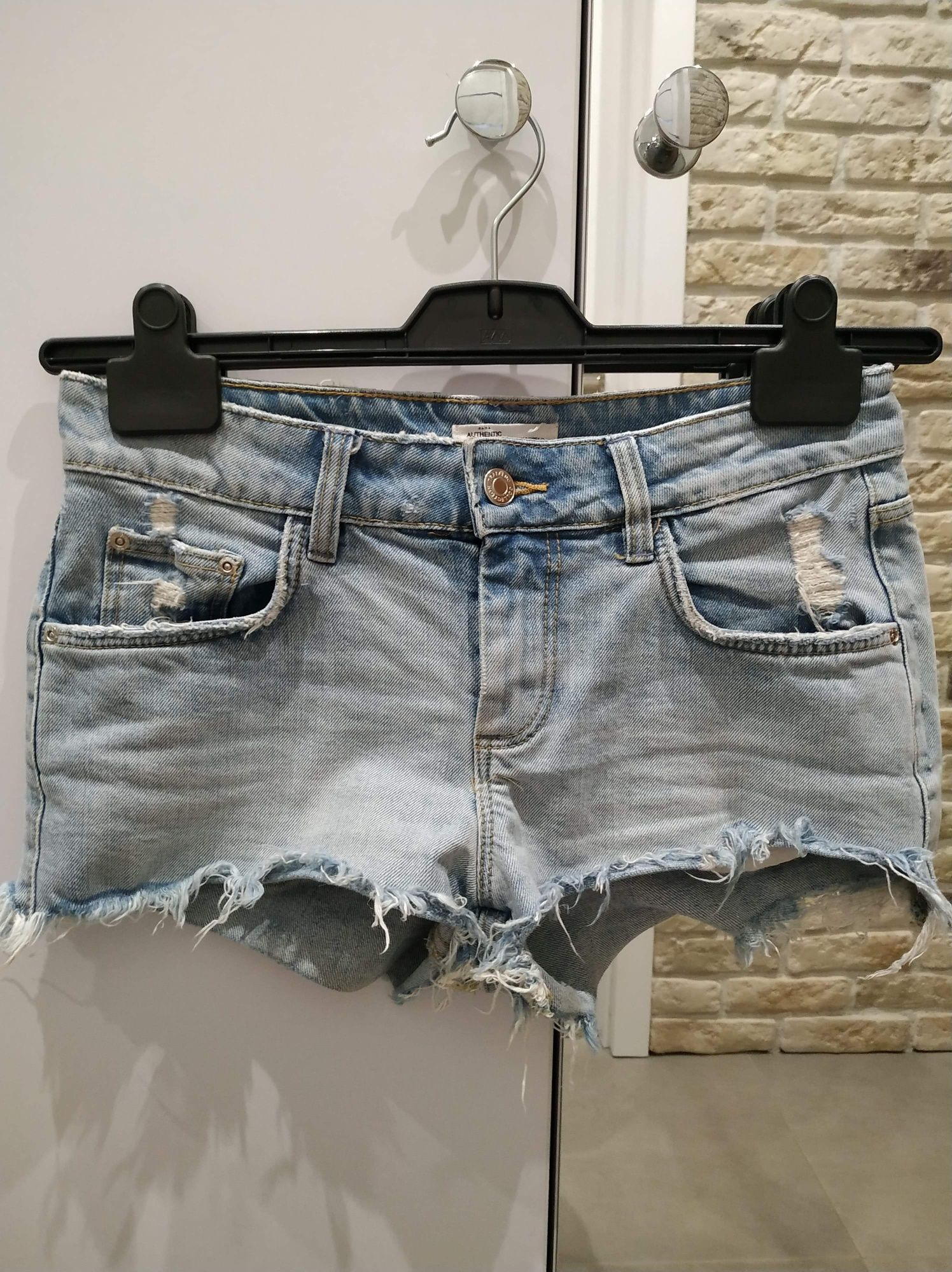 Spodenki szorty dżinsowe 34 XS Zara