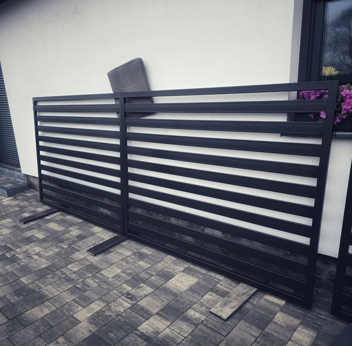 Brama cała metalowa