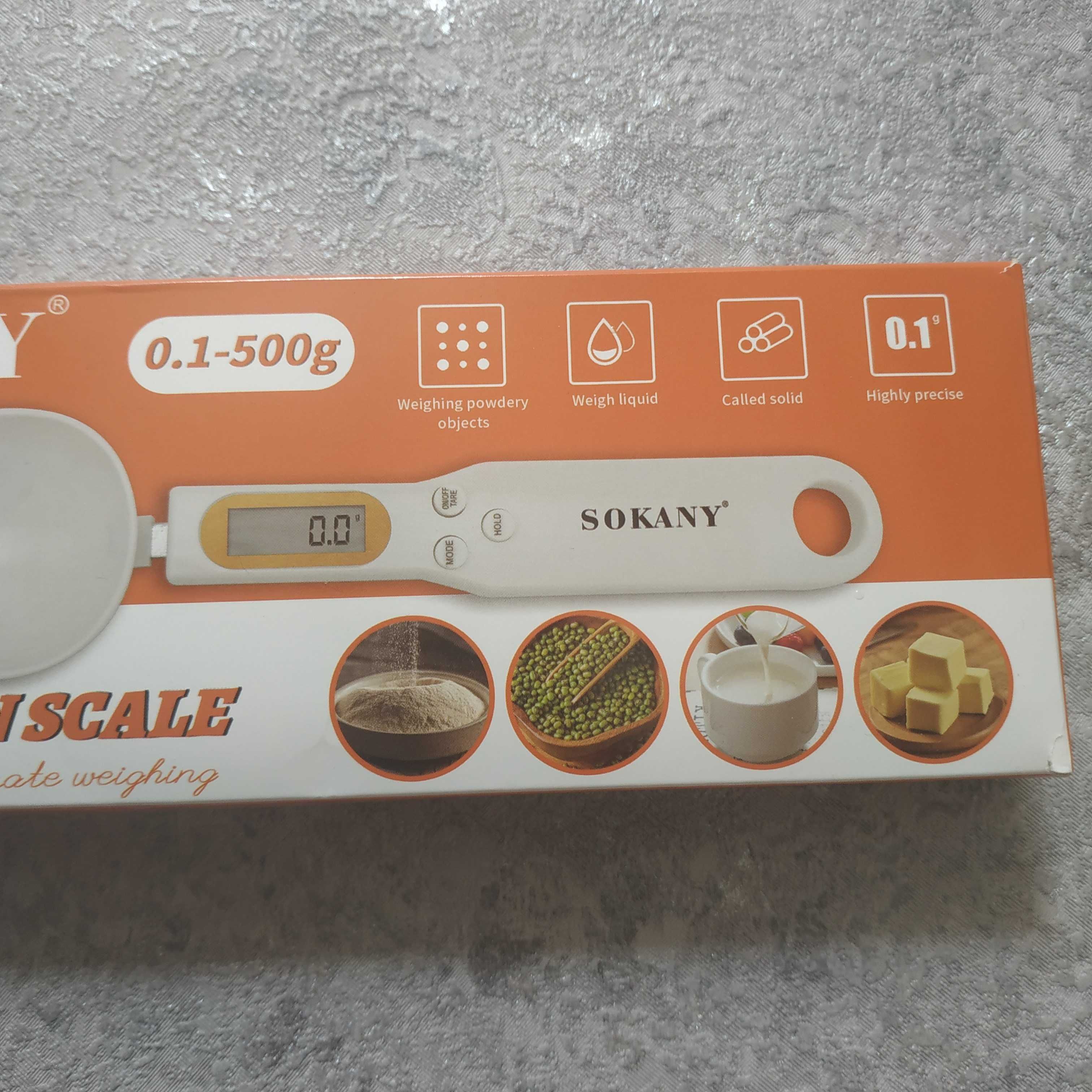 Ложка-ваги SOKANY з LCD-дисплеєм – точність до грама у вашій кухні