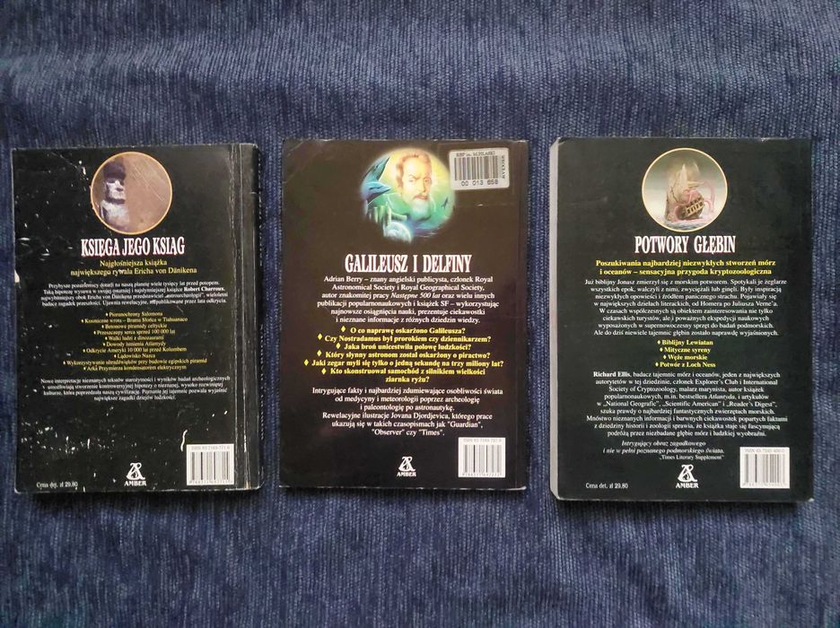 Księgi tajemnic zestaw 3 tomy