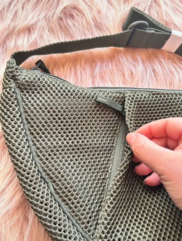 Uniqlo mesh big bum bag duża nerka z siateczka unisex NOWA