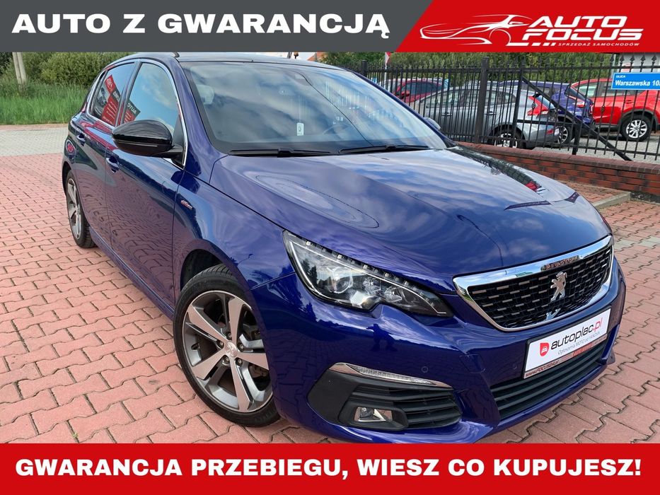 Peugeot 308 1.2 GT-Line 130KM Belgia 1wł SUPER STAN 109 tyś SERWIS GWARANCJA
