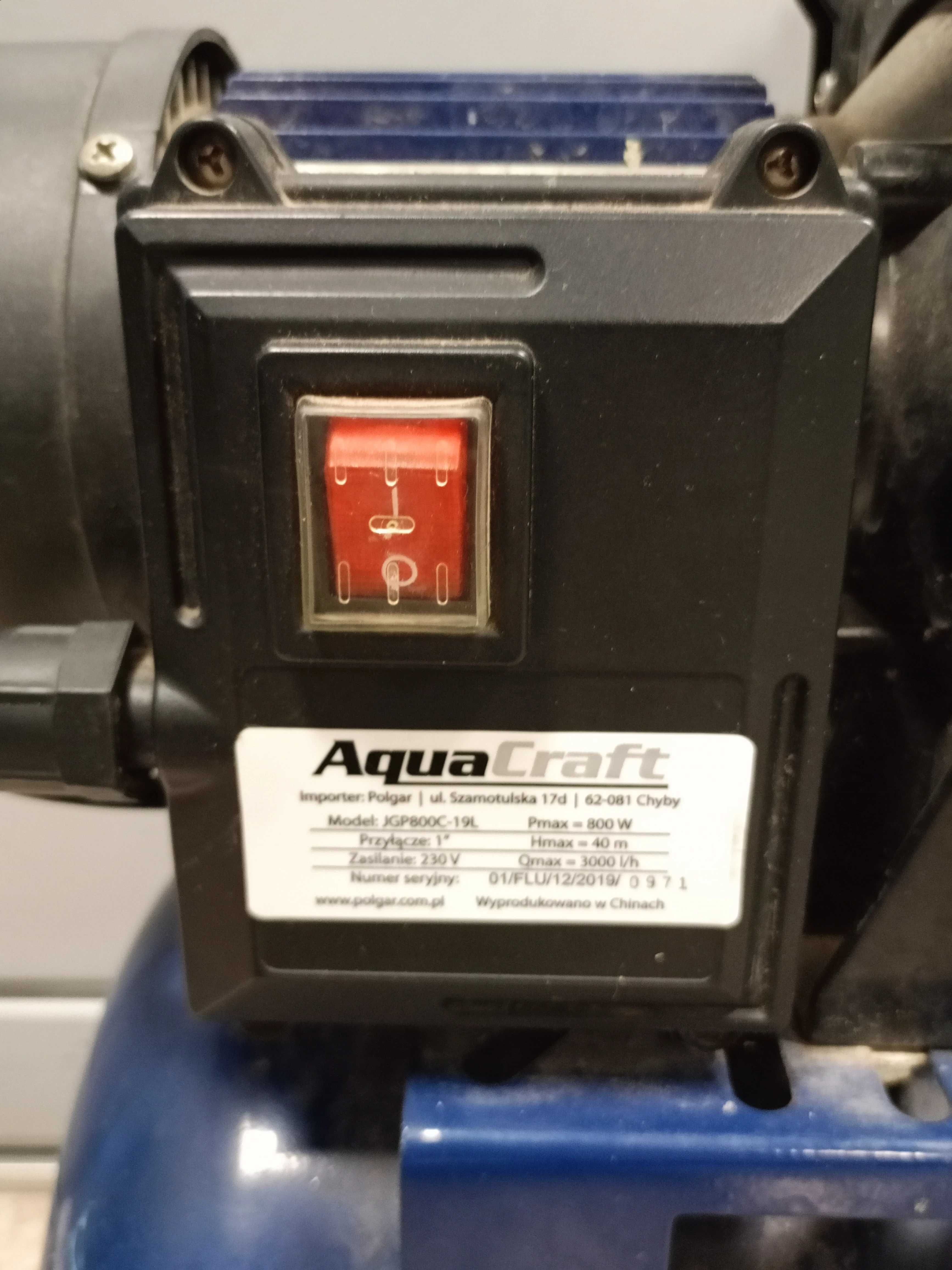Pompa wodna AquaCraft hydrofor 800W JGP800C-19L