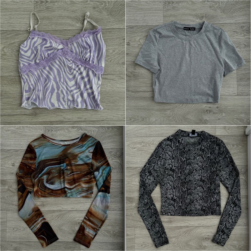 1+1=3 Топы y2k летние shein, zara, h&m, оптом