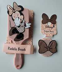 Escova de Cabelo e Mini Espelho - Minnie - Disney