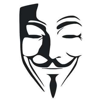 Autocolante Anonymous Mask