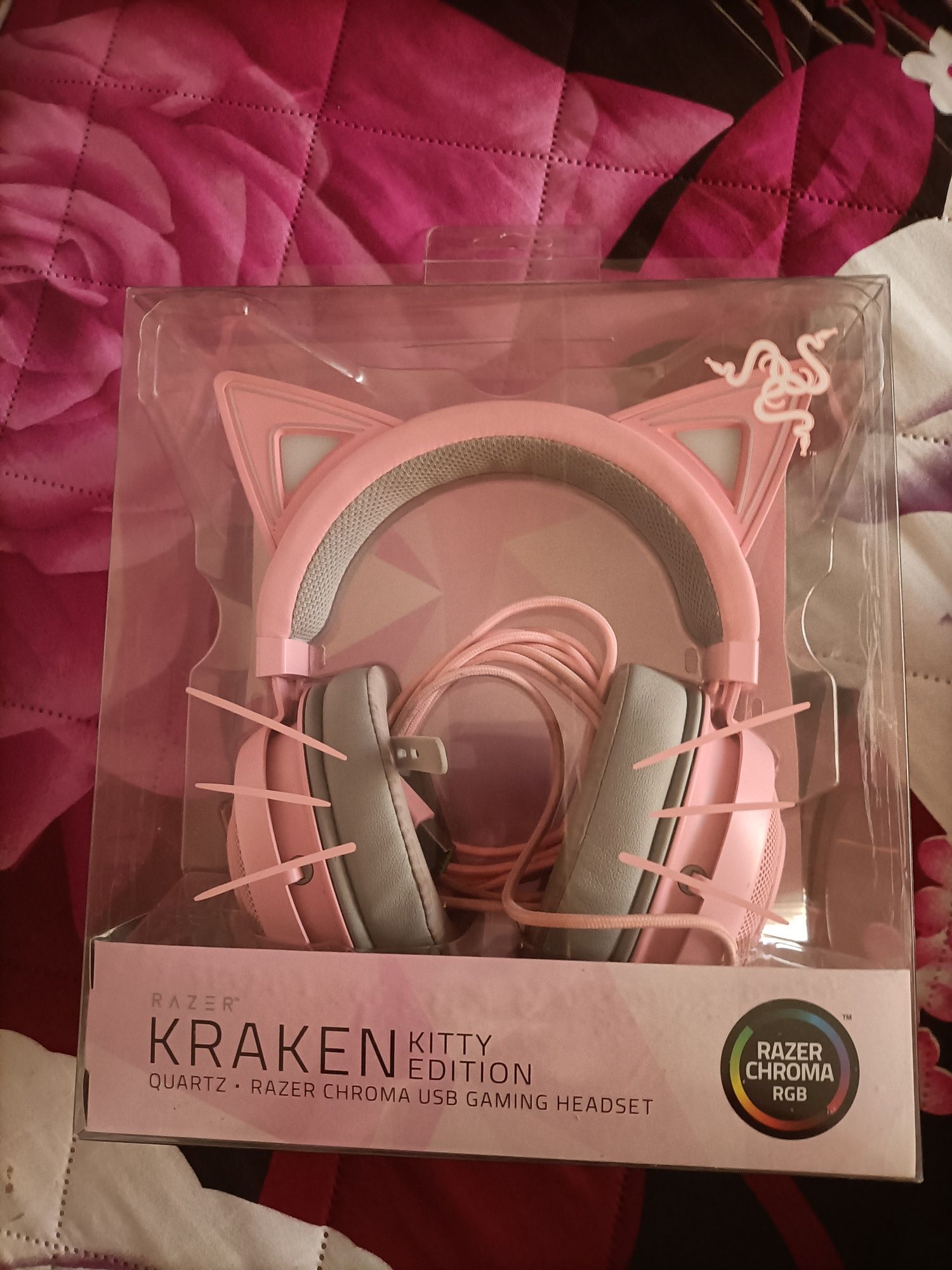 Headsets Razer Kitty pink