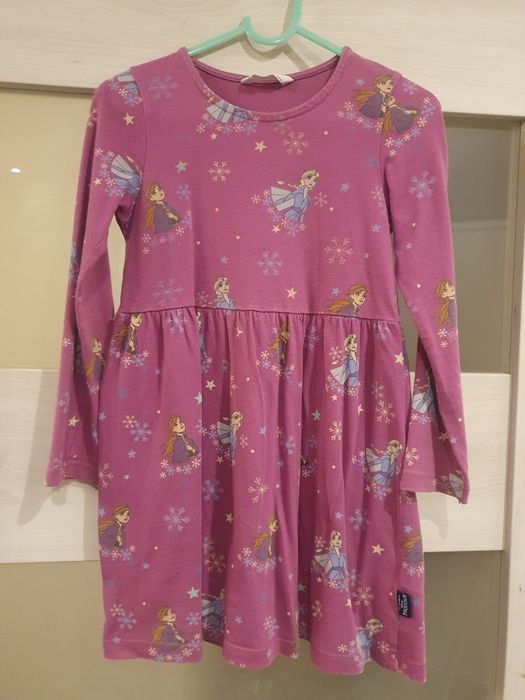 Sukienka z Anną i Elsą r. 116