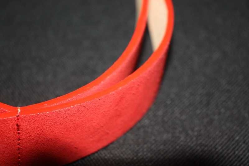 Cinto vermelho em pele da PARFOIS