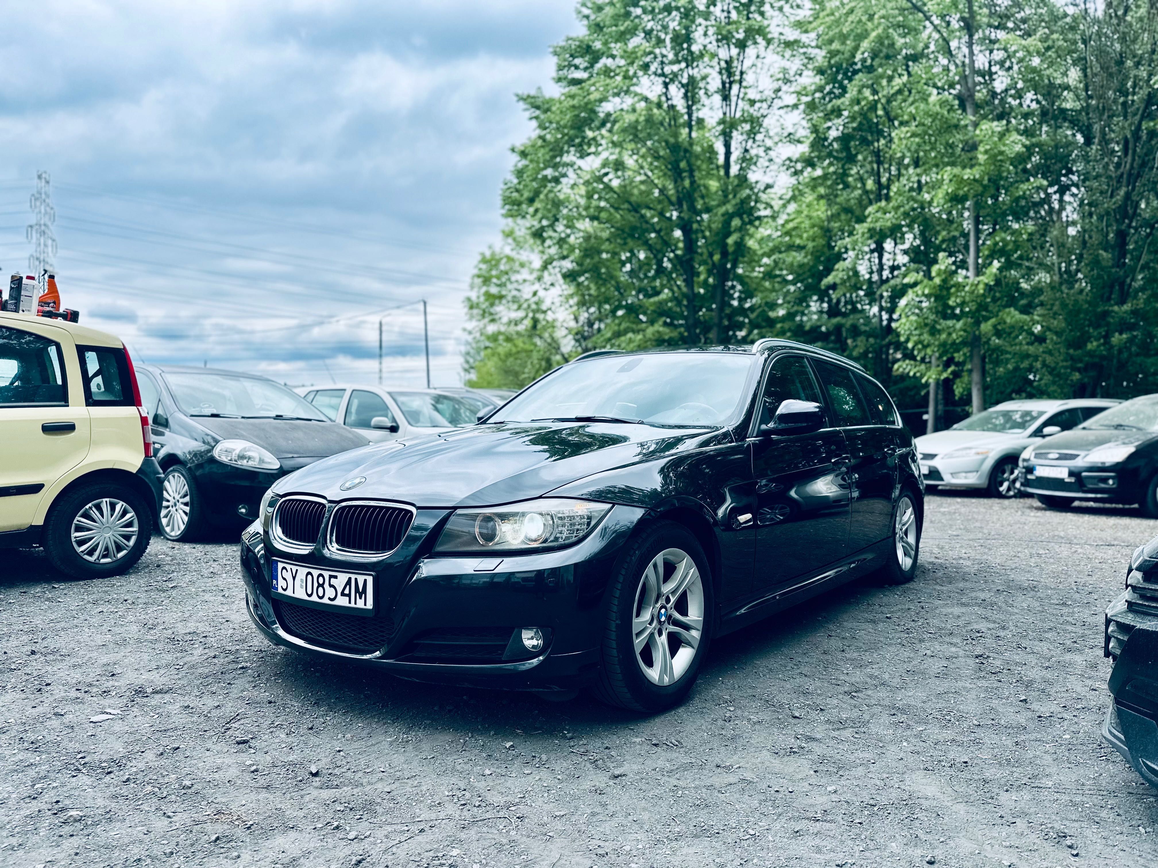 BMW 320D E91 2011r. 2.0D 163KM LIFT Brązowe Skóry Xenon USB AUX