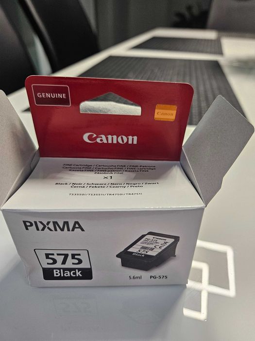 Tusz canon pixma 575 czarny nowy