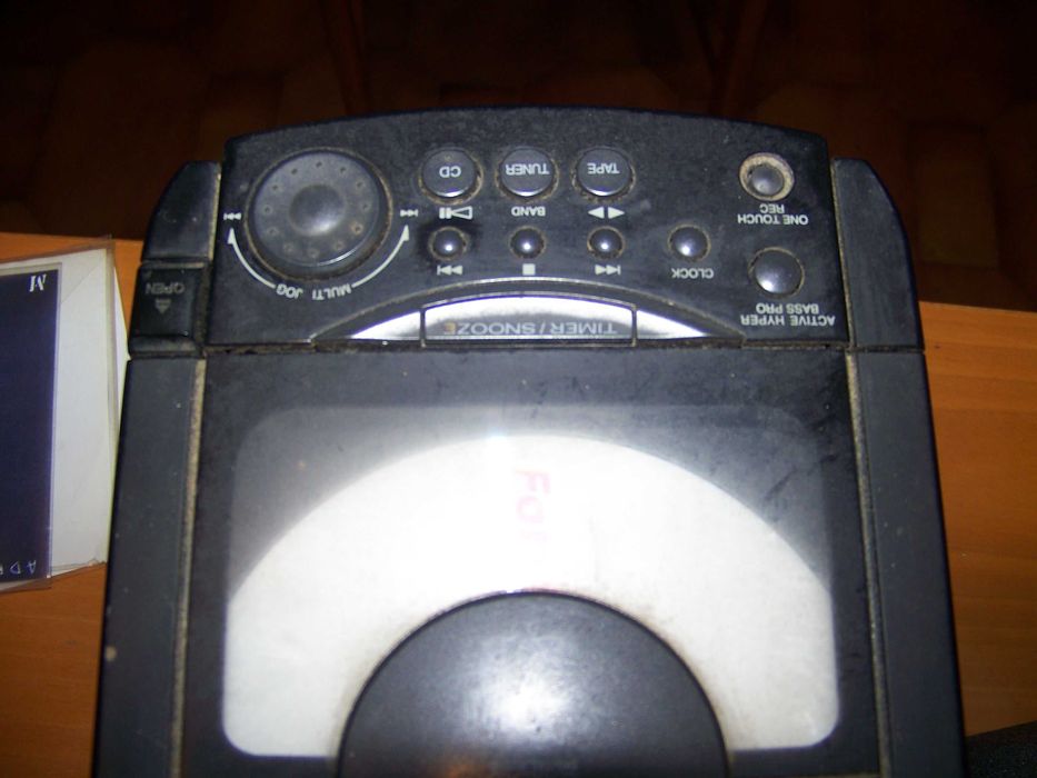 micro-hifi JVC - cds e rádio ok, tape ko