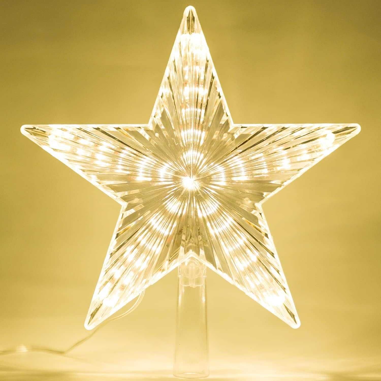 Gwiazda na choinkę LED, migocząca gwiazda