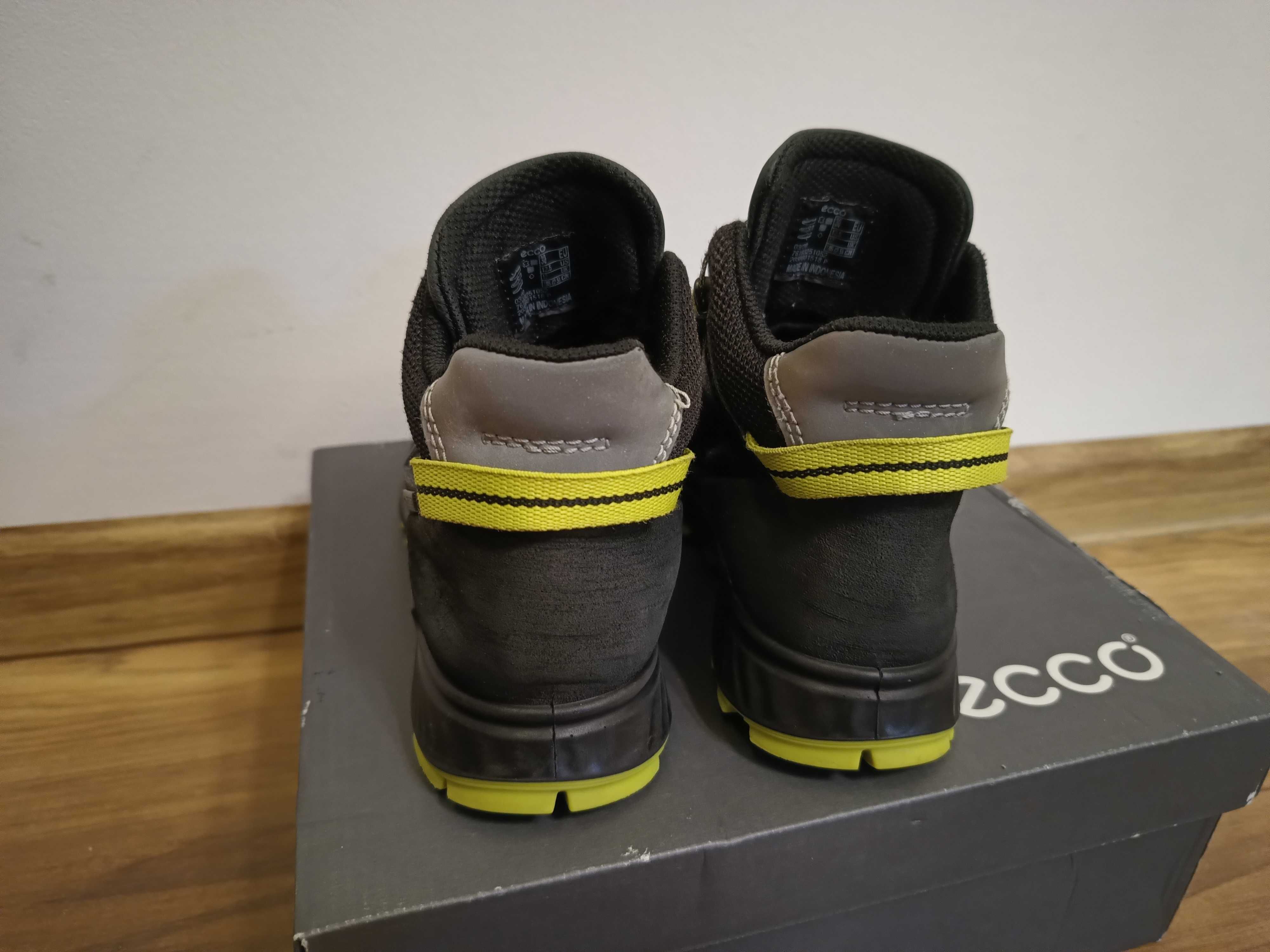 Ecco Exostrike Kids 30 wodoodporne buciki Gore-Tex skóra BOA