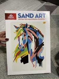 Sand art konik manualne spedzanie czasu