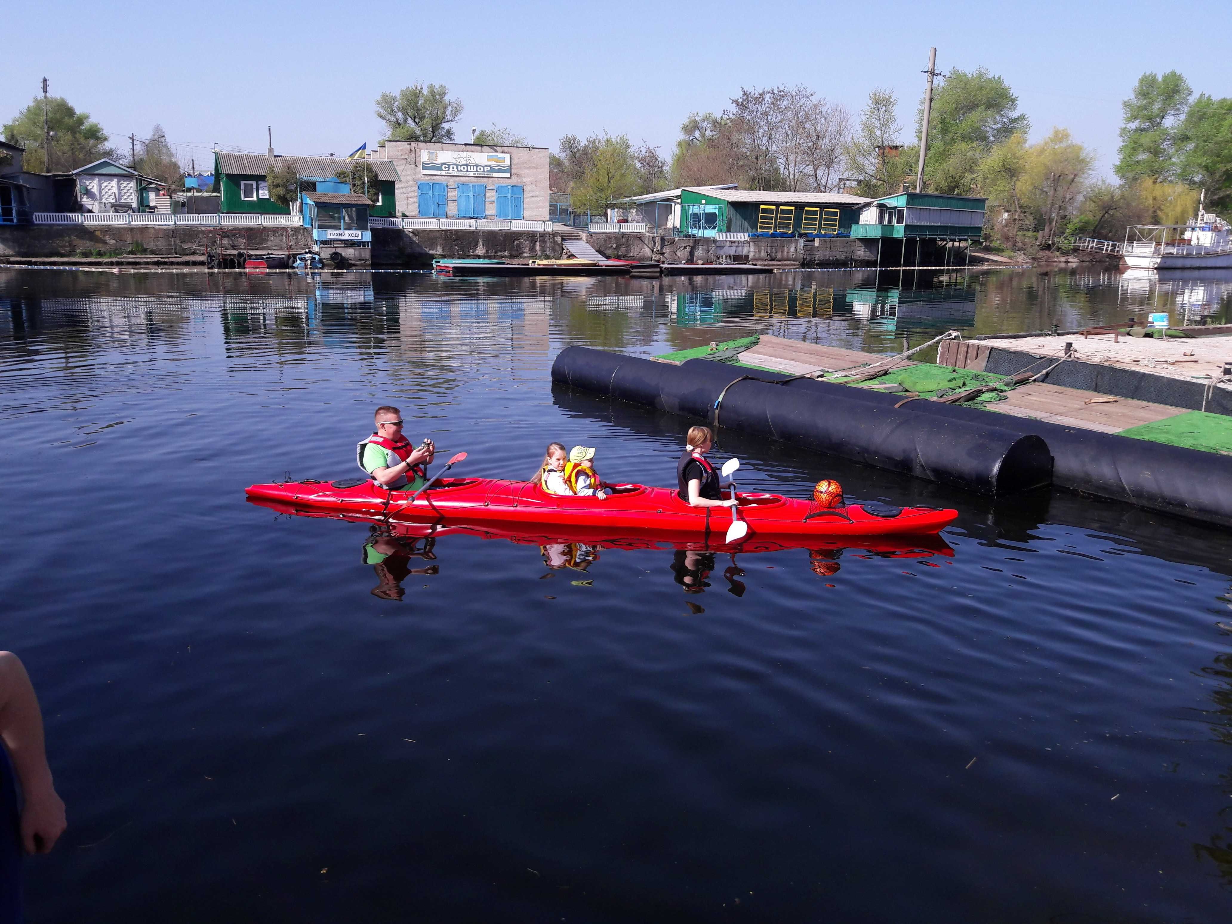 Каяк байдарка 1/2/3-местная каноэ Колибри Riverday Kolibri SUP дошка