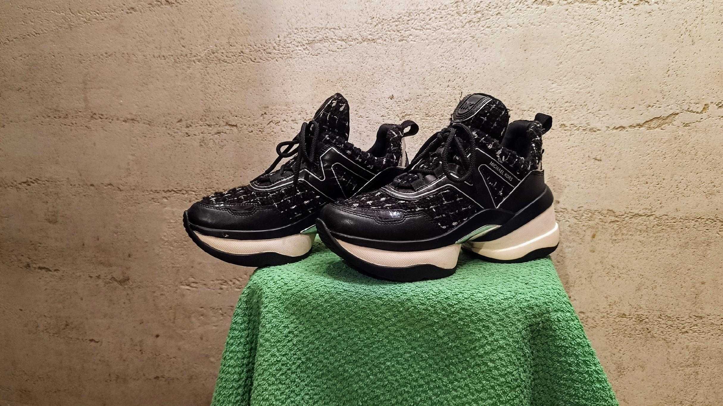 Damskie sneakersy MICHAEL KORS OLIMPIA TRAINER r.39 skóra stan b.dobry