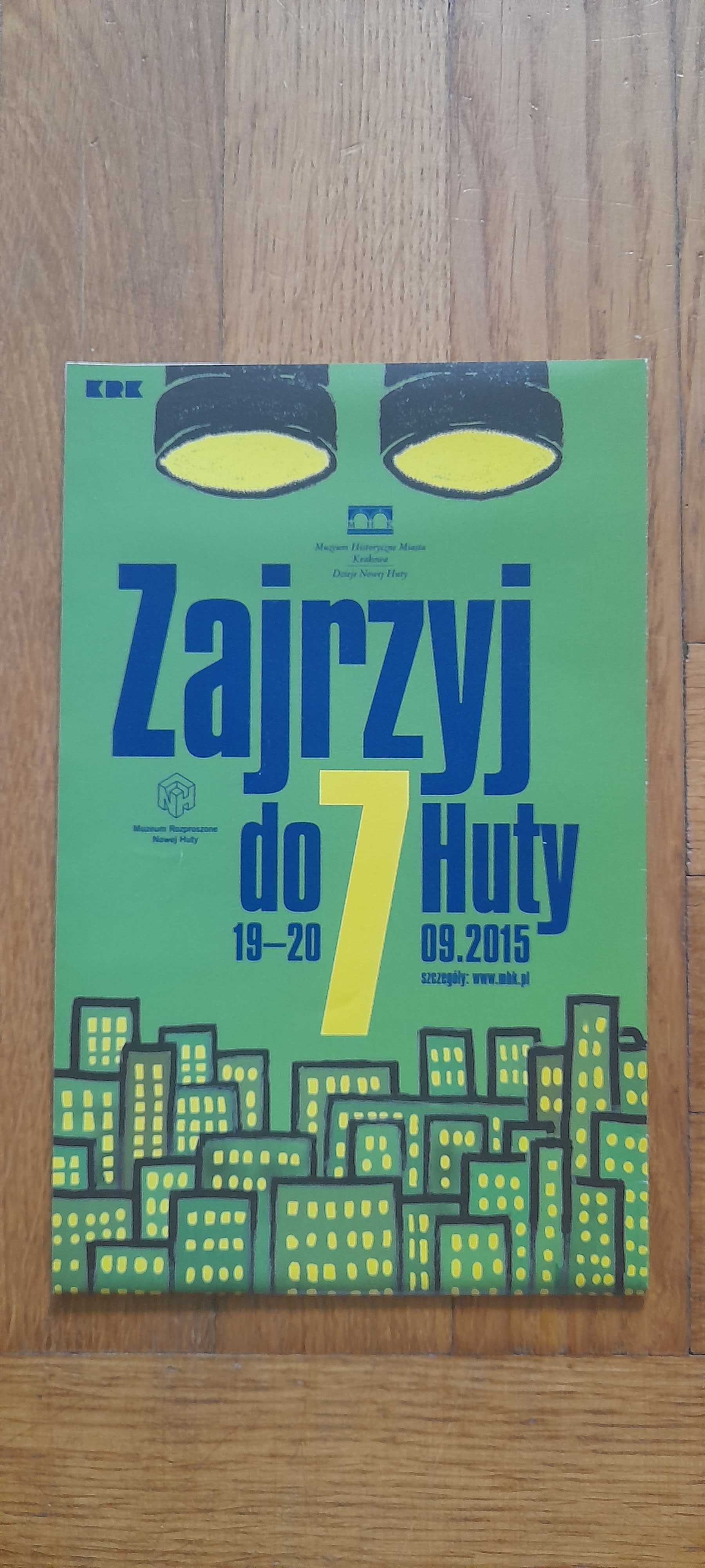Zajrzyj do Huty - edycja 7. (19-20.09.2015 r.), folder/ mapa