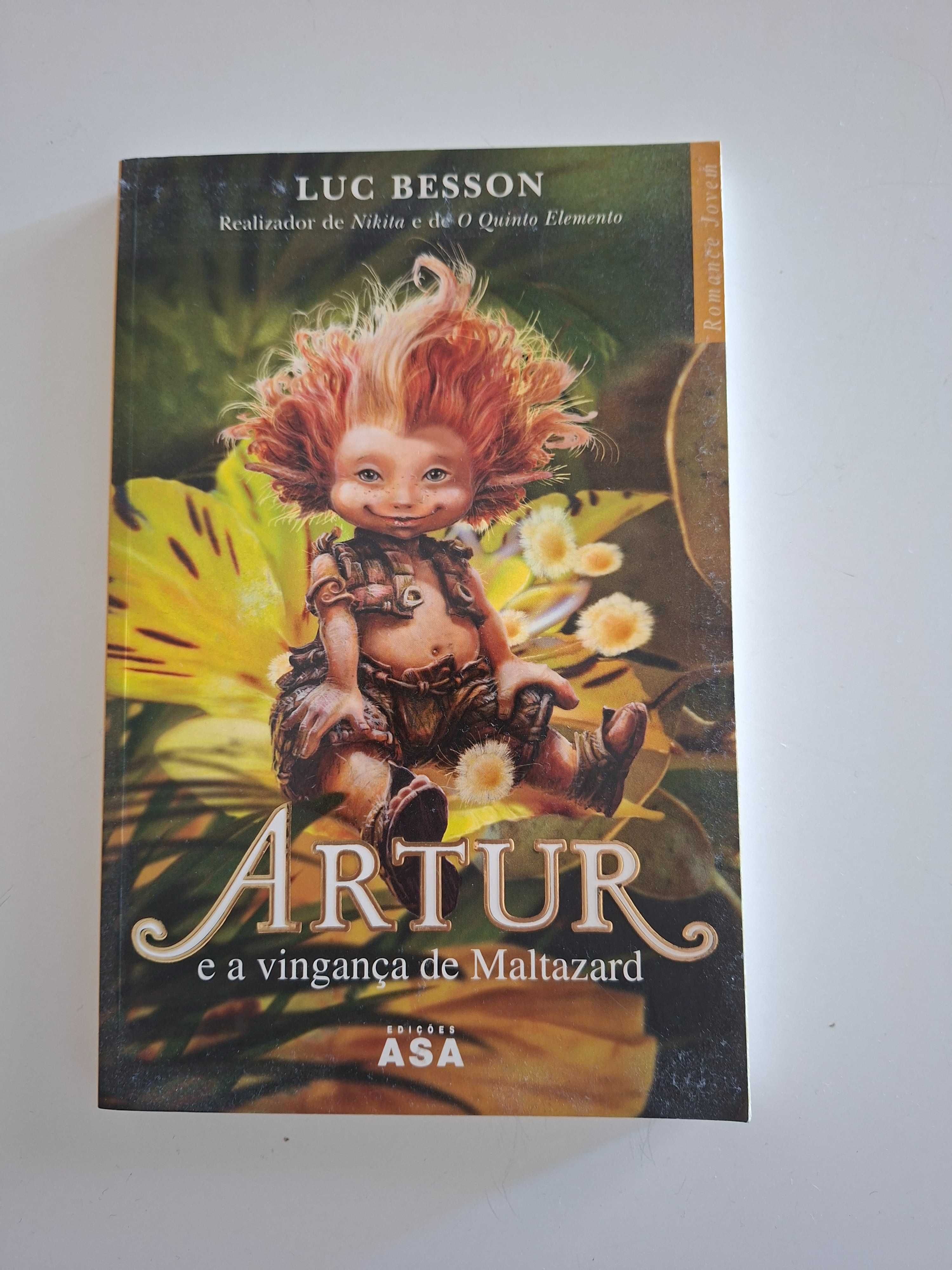 3 livros Artur - Luc Besson