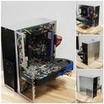 Obudowa sieciowa , test bench , P-CASE 1 RAW ATX
