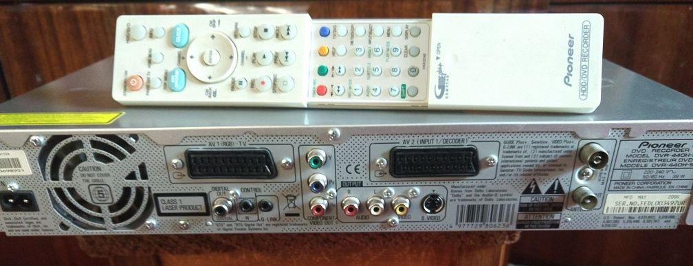 Pioneer HDD DVD за 2шт. Recorder DVR-550,440