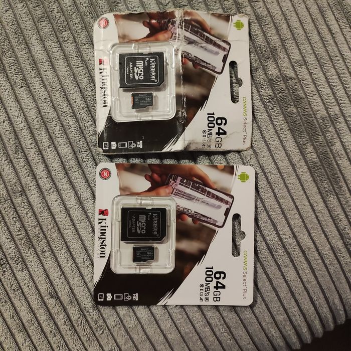 2 x karta pamięci microSDXC Kingston Canvas Select Plus o pojemności 6